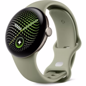 Google Pixel Watch 5 LTE 41mm Satin Pyrite Olive Band